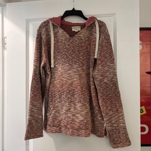 Hang Ten Women's Hoodie Sweater Heather Red